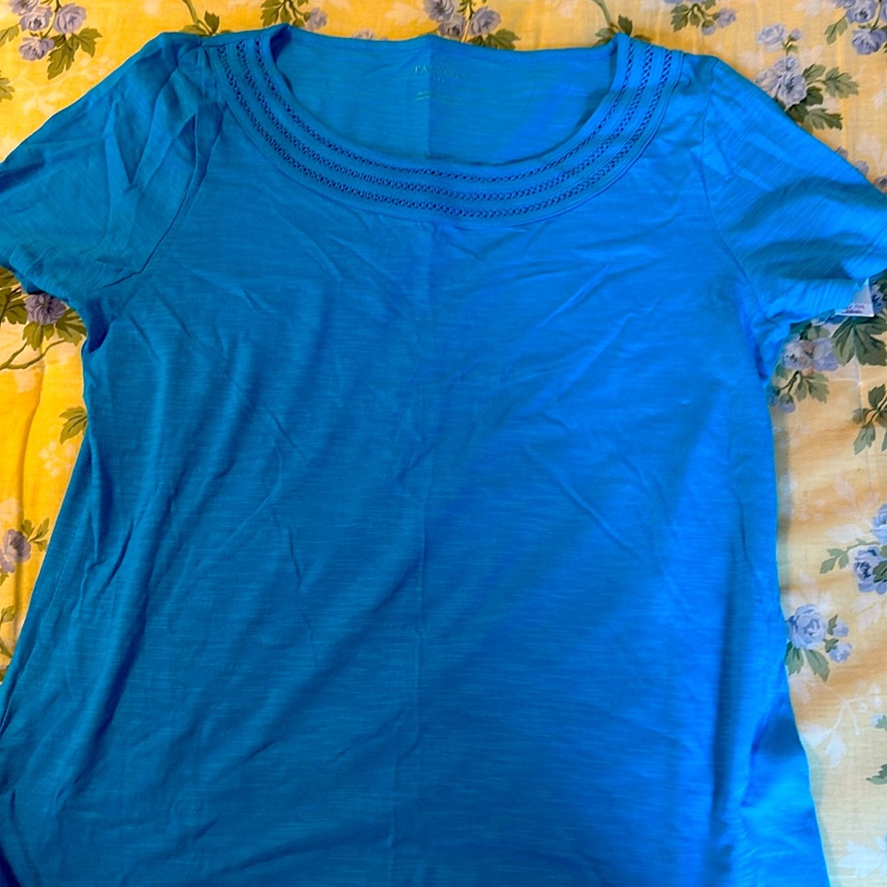 Talbots top teal color